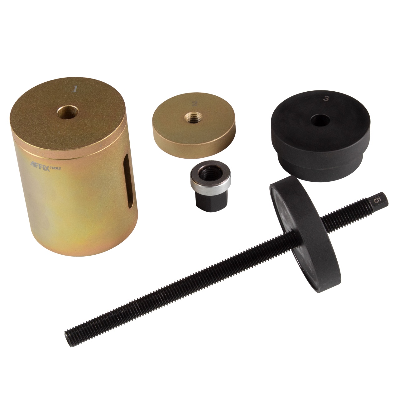 Набор инструментов для задних сайлентблоков заднего подрамника BMW, кейс, 6 предметов AFFIX AF10020006C купить по цене 7 910 ₽ в интернет магазине ТЕХСАД