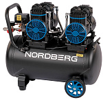 Компрессор поршневой, коаксиальный, безмаслянный NORDBERG NCEO50/500 купить по цене 30 857 ₽ в интернет магазине ТЕХСАД