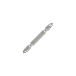 Вставка (бита) торцевая 1/4'', Phillips, PH2, L = 45 мм, двухсторонняя, для шуруповерта KING TONY 134502P купить по цене 130 ₽ в интернет магазине ТЕХСАД