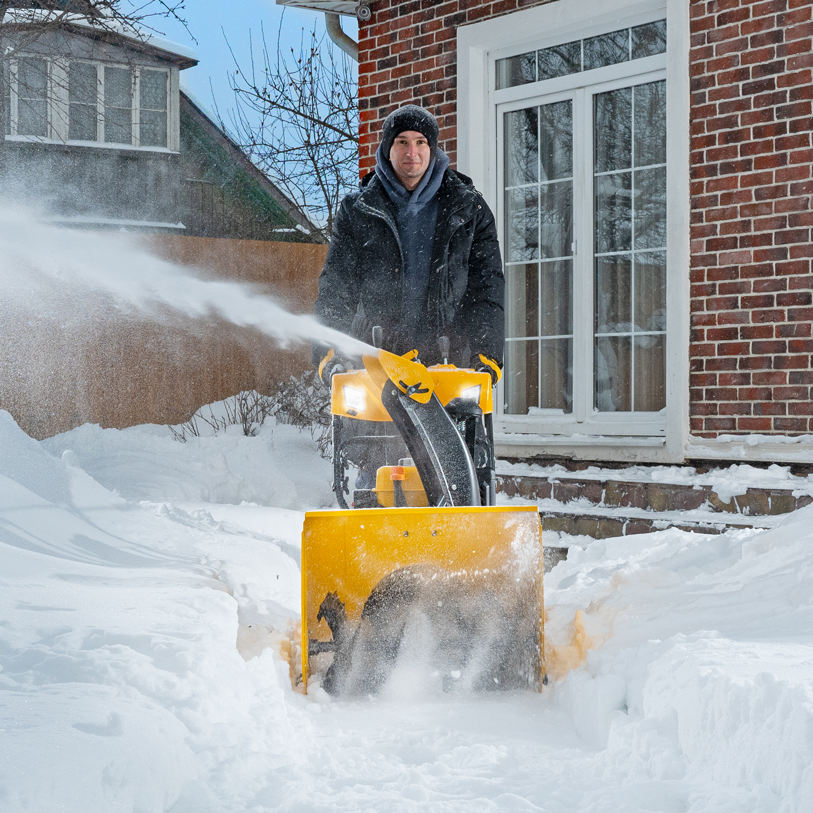 Снегоуборщик бензиновый DENZEL SBM 610S PRO купить по цене 108&nbsp;130 ₽ в интернет магазине ТЕХСАД