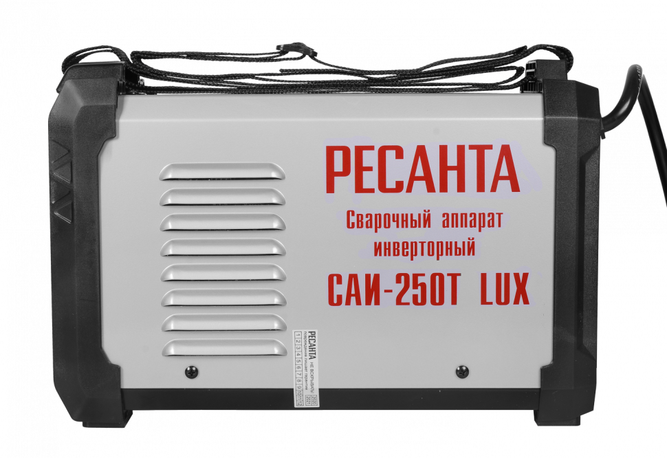 Сварочный аппарат инверторный Ресанта САИ-250Т LUX купить по цене 17 790 ₽ в интернет магазине ТЕХСАД