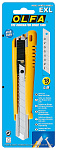 OLFA 18 мм, сегментрованное лезвие, автофиксатор, нож OL-EXL купить по цене 800 ₽ в интернет магазине ТЕХСАД