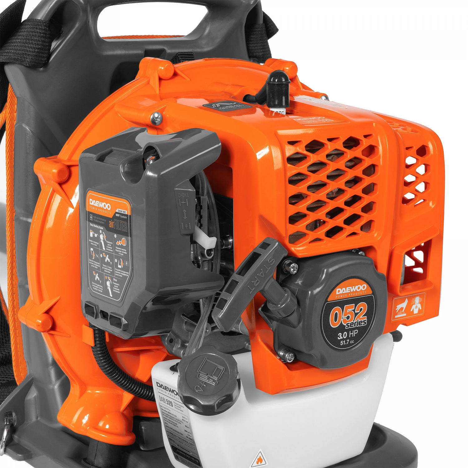 Воздуходувка ранцевая бензиновая DAEWOO DABL 520 купить по цене 16&nbsp;990 ₽ в интернет магазине ТЕХСАД