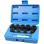 Набор торцевых головок для поврежденных гаек и болтов, 10-19 мм, кейс, 10 предметов МАСТАК 109-30010C купить по цене 7 670 ₽ в интернет магазине ТЕХСАД