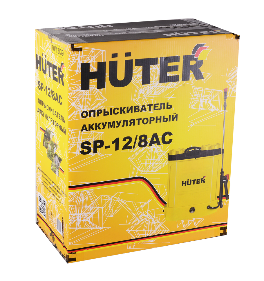 Опрыскиватель аккумуляторный Huter SP-12/8AC купить по цене 3&nbsp;841 ₽ в интернет магазине ТЕХСАД