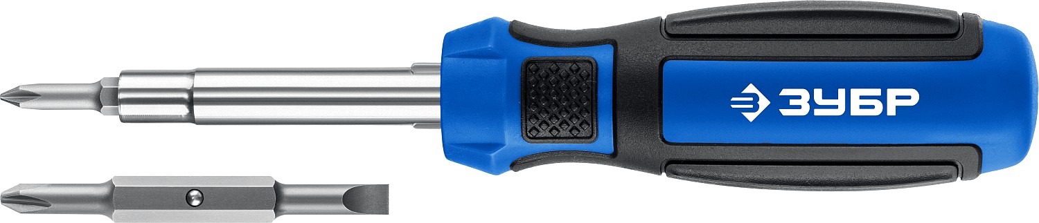 ЗУБР отвертка комбинированная 6-в-1 25030 Профессионал купить по цене 460 ₽ в интернет магазине ТЕХСАД
