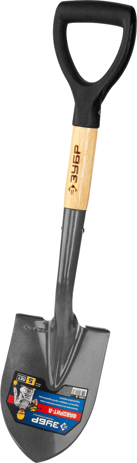 ЗУБР 210x145x680 мм, деревянный черенок, лопата автомобильная ФАВОРИТ-А 4-39504_z01 Профессионал купить по цене 950 ₽ в интернет магазине ТЕХСАД