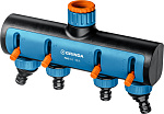 GRINDA 3/4'' х 1'', ударопрочная пластмасса, распределитель четырехканальный TS-4 8-426313_z02 PROLine купить по цене 1 170 ₽ в интернет магазине ТЕХСАД