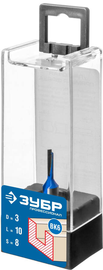 ЗУБР 3 x 10 мм, хвостовик 8 мм, фреза пазовая прямая 28753-3-10 Профессионал ЗУБР 3 x 10 мм, хвостовик 8 мм, фреза пазовая прямая 28753-3-10 Профессионал купить по цене 328 ₽ в интернет магазине ТЕХСАД