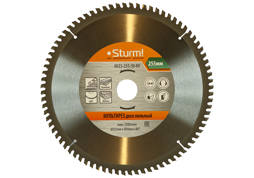 Диск пильный Sturm! 9023-255-30-80 купить по цене 2 080 ₽ в интернет магазине ТЕХСАД
