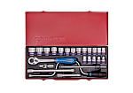 Набор торцевых головок с принадлежностями 1/2'', шестигранные, 10-32 мм, 24 предмета KING TONY 4325MR купить по цене 12 900 ₽ в интернет магазине ТЕХСАД