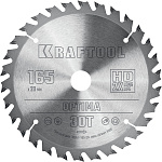 KRAFTOOL Optima 165х20мм 30Т, диск пильный по дереву (36951-165-20) купить по цене 1 160 ₽ в интернет магазине ТЕХСАД