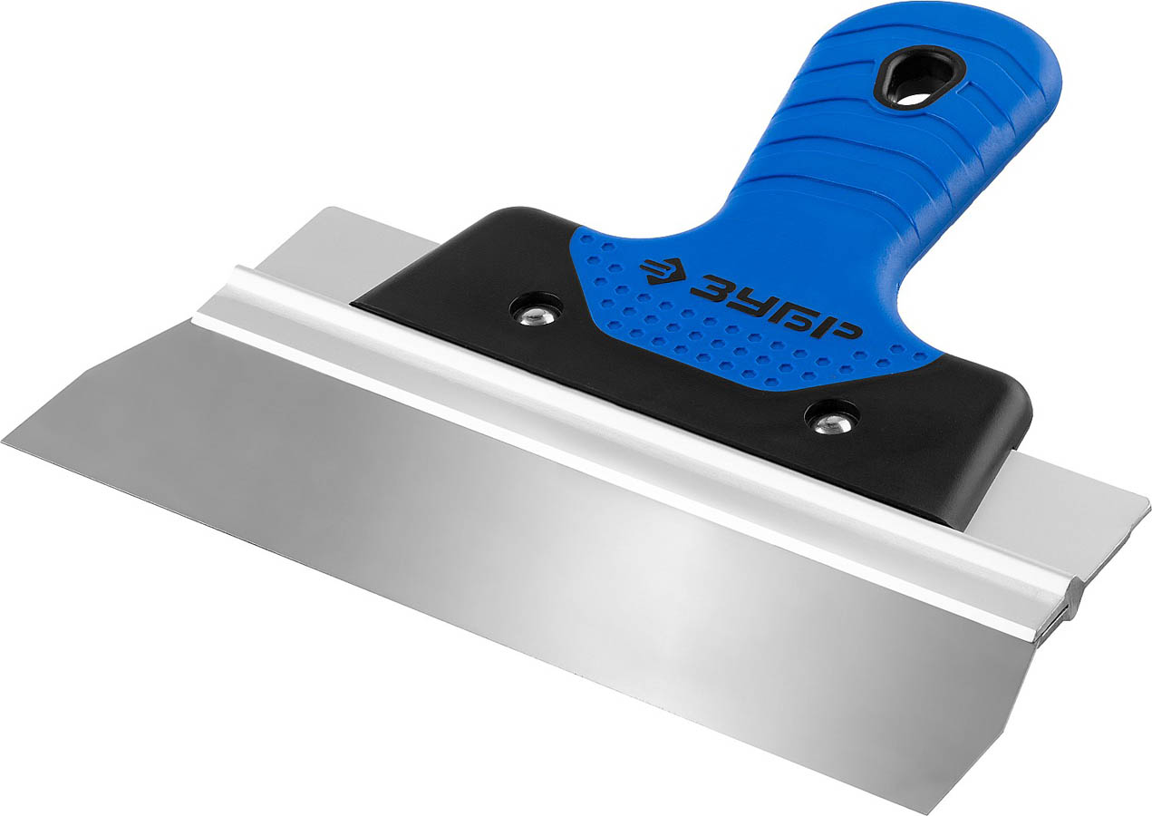 ЗУБР 200 мм, нержавеющее полотно, двухкомпонентная рукоятка, шпатель фасадный 10049-20_z03 Профессионал купить по цене 620 ₽ в интернет магазине ТЕХСАД