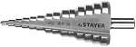 STAYER  4-39 мм, 14 ступеней, HSS, сверло ступенчатое 29660-4-39-14 купить по цене 2 440 ₽ в интернет магазине ТЕХСАД