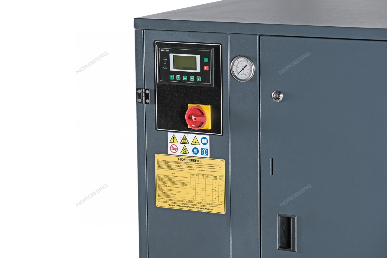 Компрессор винтовой NORDBERG NCS500/2100-10D купить по цене 708 225 ₽ в интернет магазине ТЕХСАД