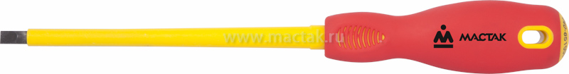 Отвертка шлицевая Slotted 6.5х150 мм, диэлектрическая МАСТАК 040-65150E купить по цене 380 ₽ в интернет магазине ТЕХСАД