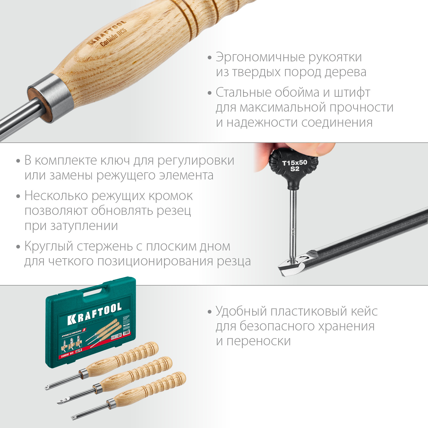 KRAFTOOL 3 шт., набор ручных резцов по дереву Precision-3 18369 KRAFTOOL 3 шт., набор ручных резцов по дереву Precision-3 18369 купить по цене 10 650 ₽ в интернет магазине ТЕХСАД