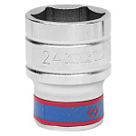 Головка торцевая стандартная шестигранная 1/2'', 24 мм KING TONY 433524M купить по цене 410 ₽ в интернет магазине ТЕХСАД