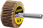 STAYER P120, 30х15 мм, круг шлифовальный лепестковый на шпильке 36606-120 купить по цене 97 ₽ в интернет магазине ТЕХСАД