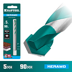 KRAFTOOL 5 х 90 мм, cверло по керамограниту с твердосплавной пластиной KERAMO 29175-090-5 купить по цене 292 ₽ в интернет магазине ТЕХСАД