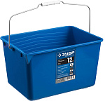 ЗУБР 12 л, 20х25х35 см, пластмассовое, ведро малярное 0609-12_z02 купить по цене 530 ₽ в интернет магазине ТЕХСАД
