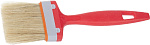 ЗУБР 63 мм, 2 1/2'', светлая натуральная щетина, пластмассовая ручка, кисть плоская УНИВЕРСАЛ 01015-063 Стандарт купить по цене 181 ₽ в интернет магазине ТЕХСАД