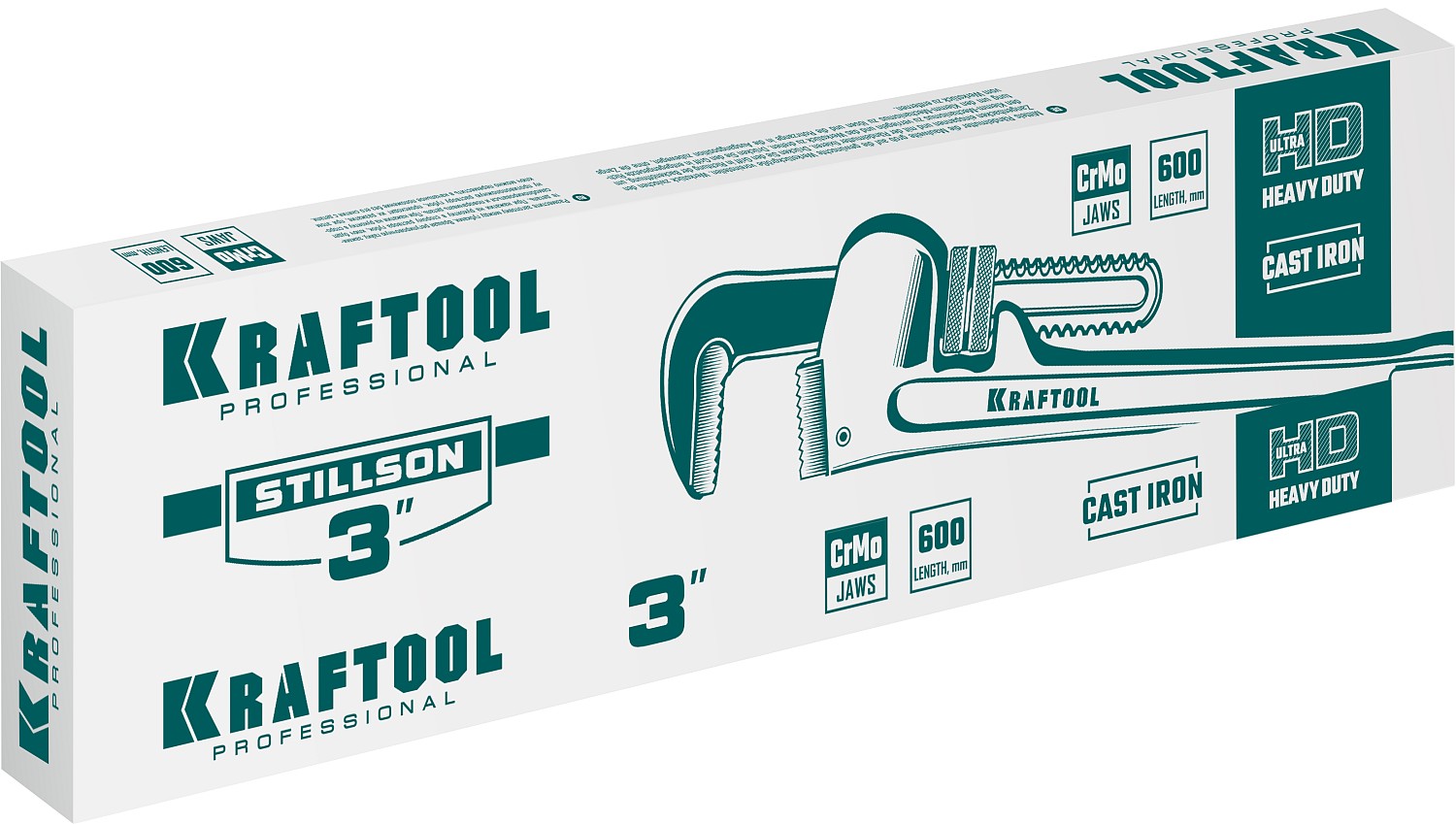 KRAFTOOL 3''/600 мм трубный разводной ключ 2727-60 купить по цене 2 870 ₽ в интернет магазине ТЕХСАД