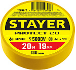STAYER 19 мм, 20 м, цвет желтый, изолента ПВХ на карточке Protect-20 12292-Y купить по цене 72 ₽ в интернет магазине ТЕХСАД
