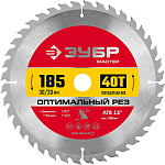 ЗУБР 185 x 20/16 мм, 40Т, диск пильный по дереву Оптимальный рез 36912-185-30-40_z01 купить по цене 900 ₽ в интернет магазине ТЕХСАД