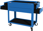 Тележка открытая, 2 полки и 4 ящика, синяя FERRUM 02.224-5015 купить по цене 18 304 ₽ в интернет магазине ТЕХСАД