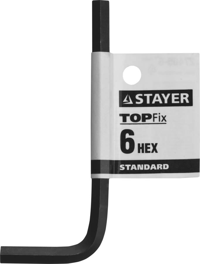 STAYER 6 мм, имбусовый ключ 27405-6 купить по цене 30 ₽ в интернет магазине ТЕХСАД