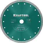 KRAFTOOL Ø 230Х22.2 мм, алмазный, сегментный, по армированному бетону, кирпичу диск отрезной TURBO 36682-230 купить по цене 2 460 ₽ в интернет магазине ТЕХСАД