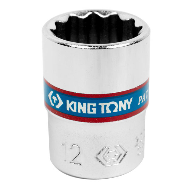 Головка торцевая стандартная двенадцатигранная 1/4'', 12 мм KING TONY 233012M купить по цене 120 ₽ в интернет магазине ТЕХСАД