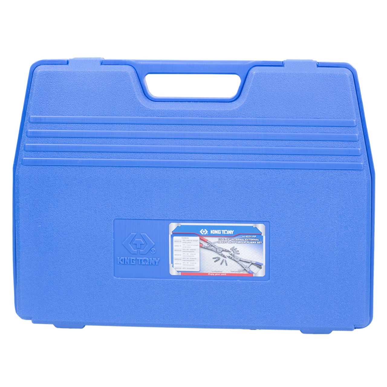 Набор съемников стопорных колец 406 мм, сменные насадки, 11 предметов, кейс KING TONY 45211PP купить по цене 14 200 ₽ в интернет магазине ТЕХСАД