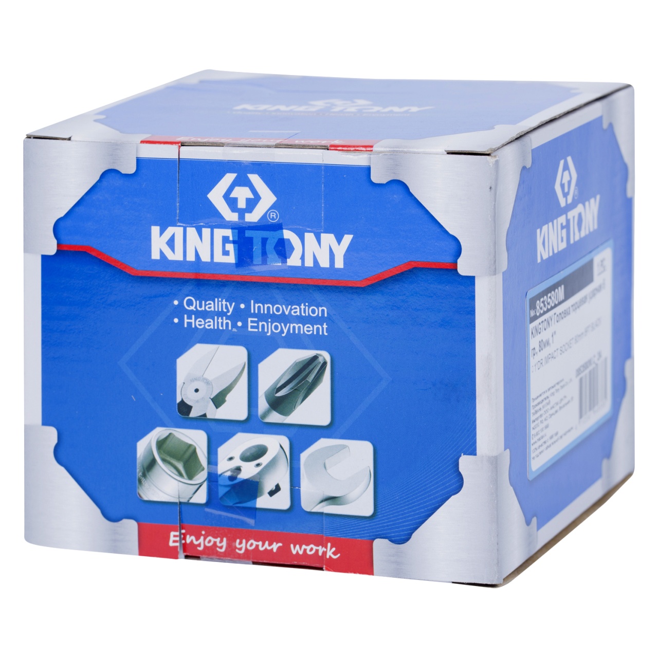 Головка торцевая ударная шестигранная 1'', 80 мм KING TONY 853580M Головка торцевая ударная шестигранная 1'', 80 мм KING TONY 853580M купить по цене 9 900 ₽ в интернет магазине ТЕХСАД