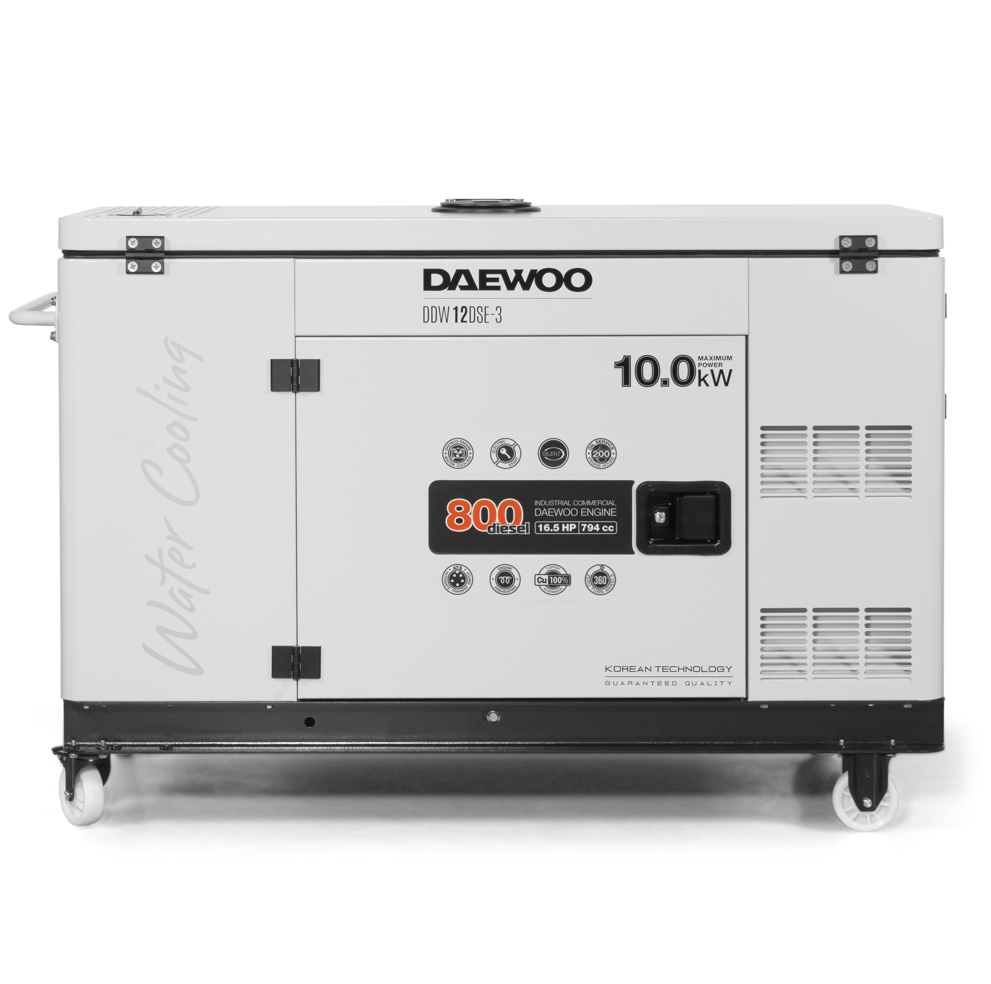 Дизельный генератор DAEWOO DDW 12 DSE-3 Дизельный генератор DAEWOO DDW 12 DSE-3 купить по цене 499 990 ₽ в интернет магазине ТЕХСАД