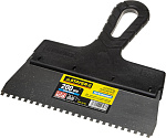 STAYER 200 мм, нержавеющая полотно, пластмассовая рукоятка, шпатель зубчатый 1009-20-04 купить по цене 147 ₽ в интернет магазине ТЕХСАД