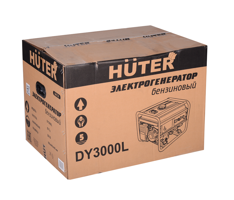 Портативный бензогенератор HUTER DY3000L купить по цене 20&nbsp;151 ₽ в интернет магазине ТЕХСАД