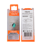 RB04-081212 Фреза пазовая V-образная DxHxL 12x12x47,7 мм, хв.8 Sturm! купить по цене 140 ₽ в интернет магазине ТЕХСАД