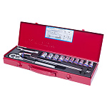 Набор торцевых головок с принадлежностями 1/2'', шестигранные, 10-24 мм, 14 предметов KING TONY 4512MR купить по цене 7 270 ₽ в интернет магазине ТЕХСАД