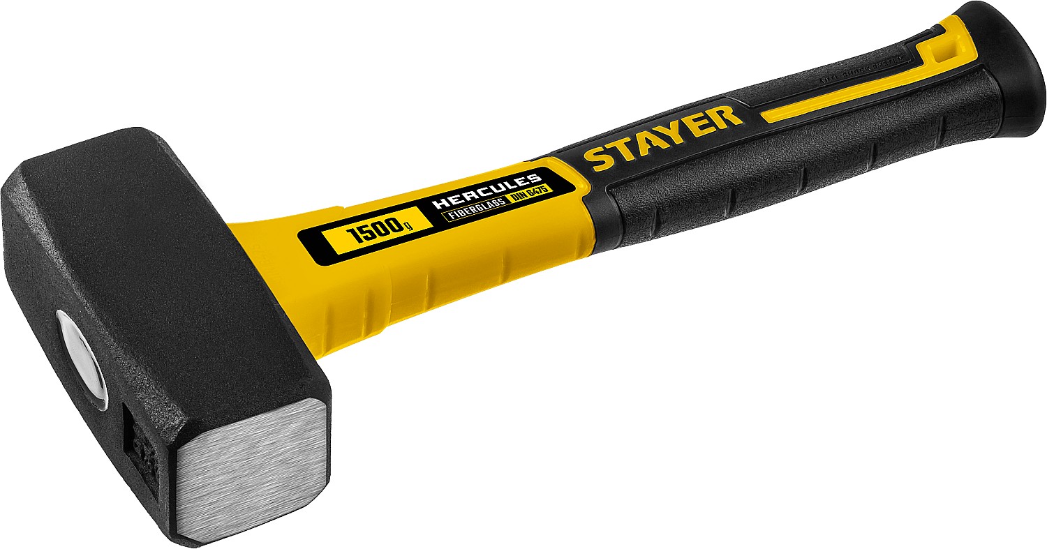STAYER 1.5 кг, кувалда с фиберглассовой рукояткой Hercules 20052-15_z01 Professional купить по цене 1 070 ₽ в интернет магазине ТЕХСАД