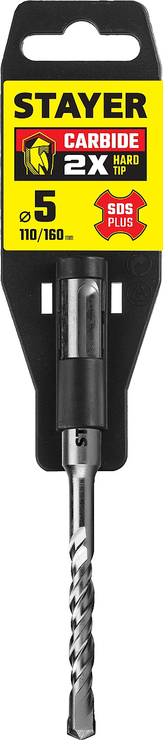 STAYER 5 x 110 мм, бур SDS-plus 2930-110-05_z02 купить по цене 115 ₽ в интернет магазине ТЕХСАД