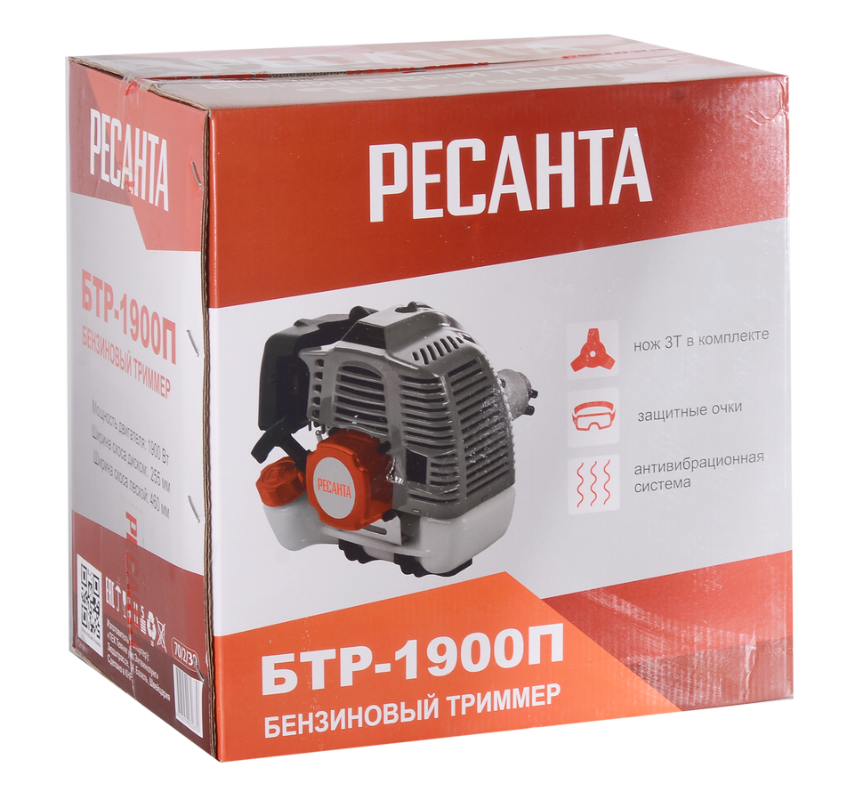 Триммер бензиновый Ресанта БТР-1900П купить по цене 11&nbsp;790 ₽ в интернет магазине ТЕХСАД