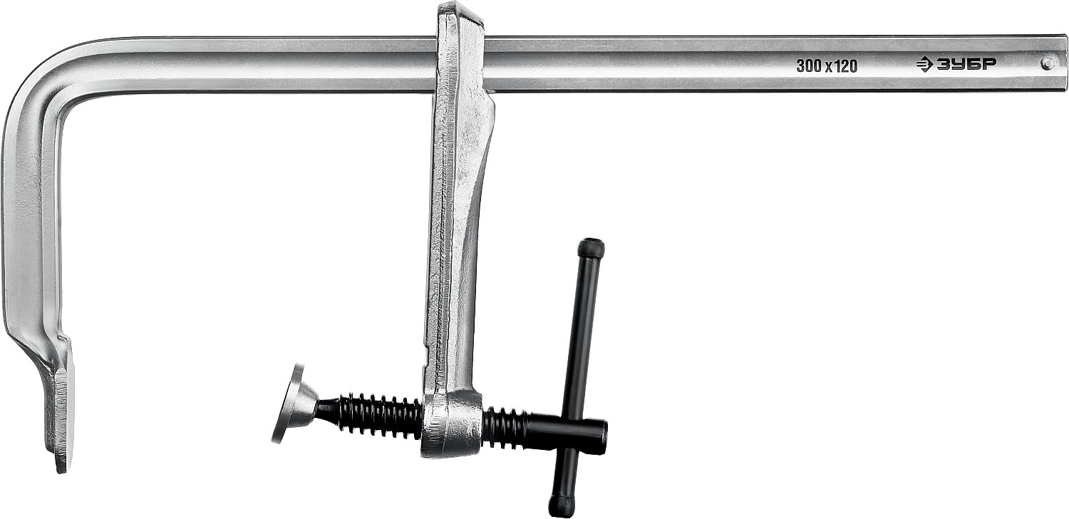 ЗУБР F 300х120 мм, струбцина 32157-120-300 купить по цене 2 260 ₽ в интернет магазине ТЕХСАД