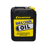 Масло для смазки пильных цепей и шин CHAMPION 5л (артикул 952828) купить по цене 1 990 ₽ в интернет магазине ТЕХСАД