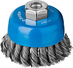 ЗУБР Ø 80 мм, проволока 0.5 мм, щетка чашечная для УШМ 35275-080_z02 купить по цене 820 ₽ в интернет магазине ТЕХСАД
