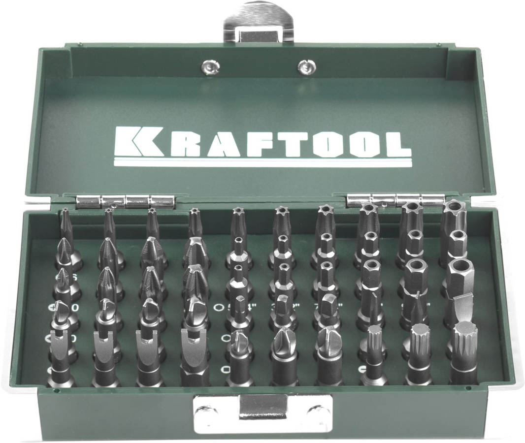 KRAFTOOL 50 шт., Cr-V, набор бит X-Drive 26065-H50 купить по цене 2 930 ₽ в интернет магазине ТЕХСАД