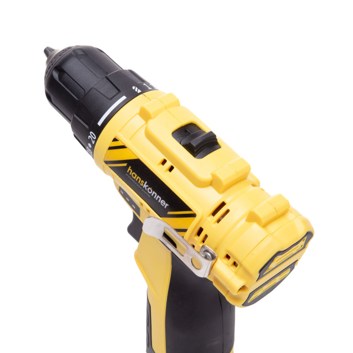 Аккумуляторный шуруповерт Hanskonner HCD1230R купить по цене 9&nbsp;450 ₽ в интернет магазине ТЕХСАД