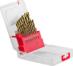 ЗУБР 19 шт. (Ø 1-10 мм) ТИТАН, Р6М5, класс А, набор сверл по металлу 29617-H19 купить по цене 2 855 ₽ в интернет магазине ТЕХСАД
