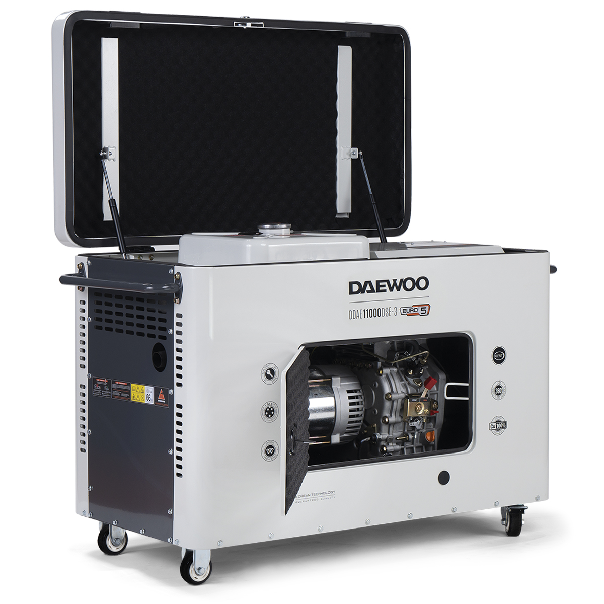 Дизельный генератор DAEWOO DDAE 11000DSE-3 Дизельный генератор DAEWOO DDAE 11000DSE-3 купить по цене 269 990 ₽ в интернет магазине ТЕХСАД